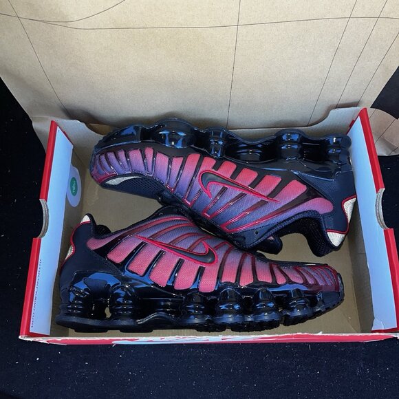 NEW Nike Shox TL Black University Red IF6202 001 Men Sizes main image 5